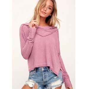 BOGO! Free People Wildcat Thermal Rose Dusty Pink Size Medium